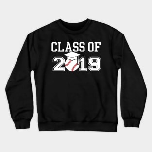 Class of 2019 Vintage Shirt Graduation Baseball Gift Senior Crewneck Sweatshirt